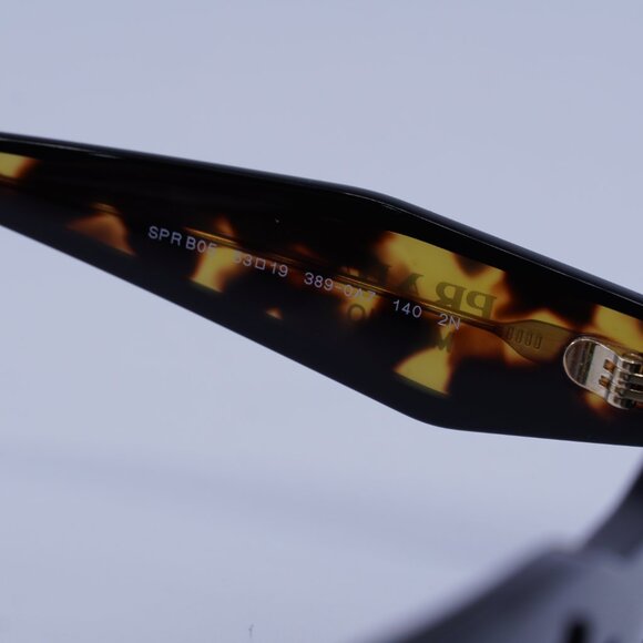 Prada PRB05S 3890A7 Sunglasses Black Rectangle Frame, Grey Gradient Lenses - Picture 8 of 14